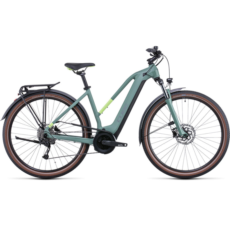 Cube Touring Hybrid One 500 Electric Bike Trapeze Green 'n' Sharp Green 504Wh Battery