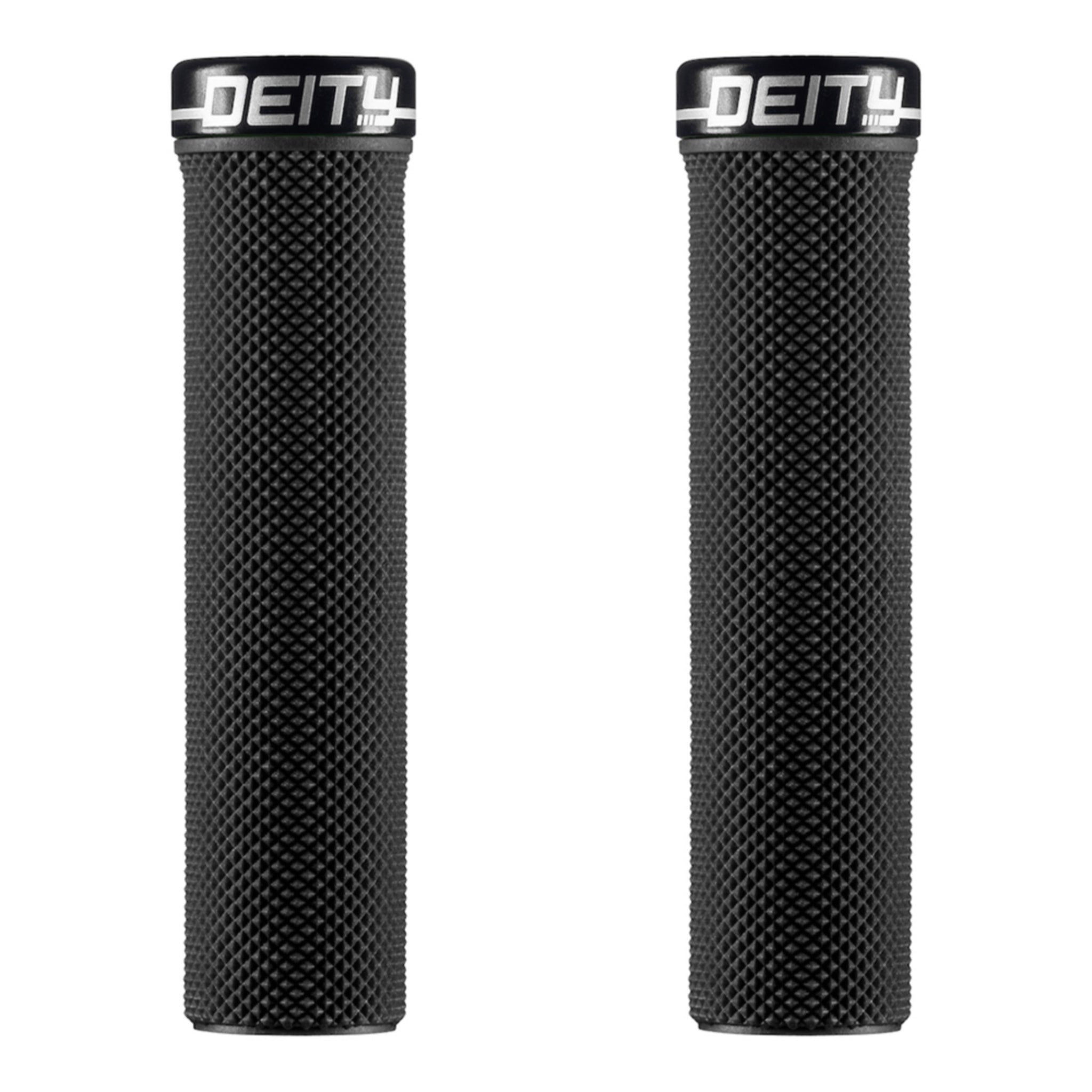 Deity Slimfit Lock-On Grips Black with Black Clamp