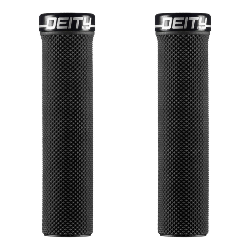 Deity Slimfit Lock-On Grips Black with Black Clamp