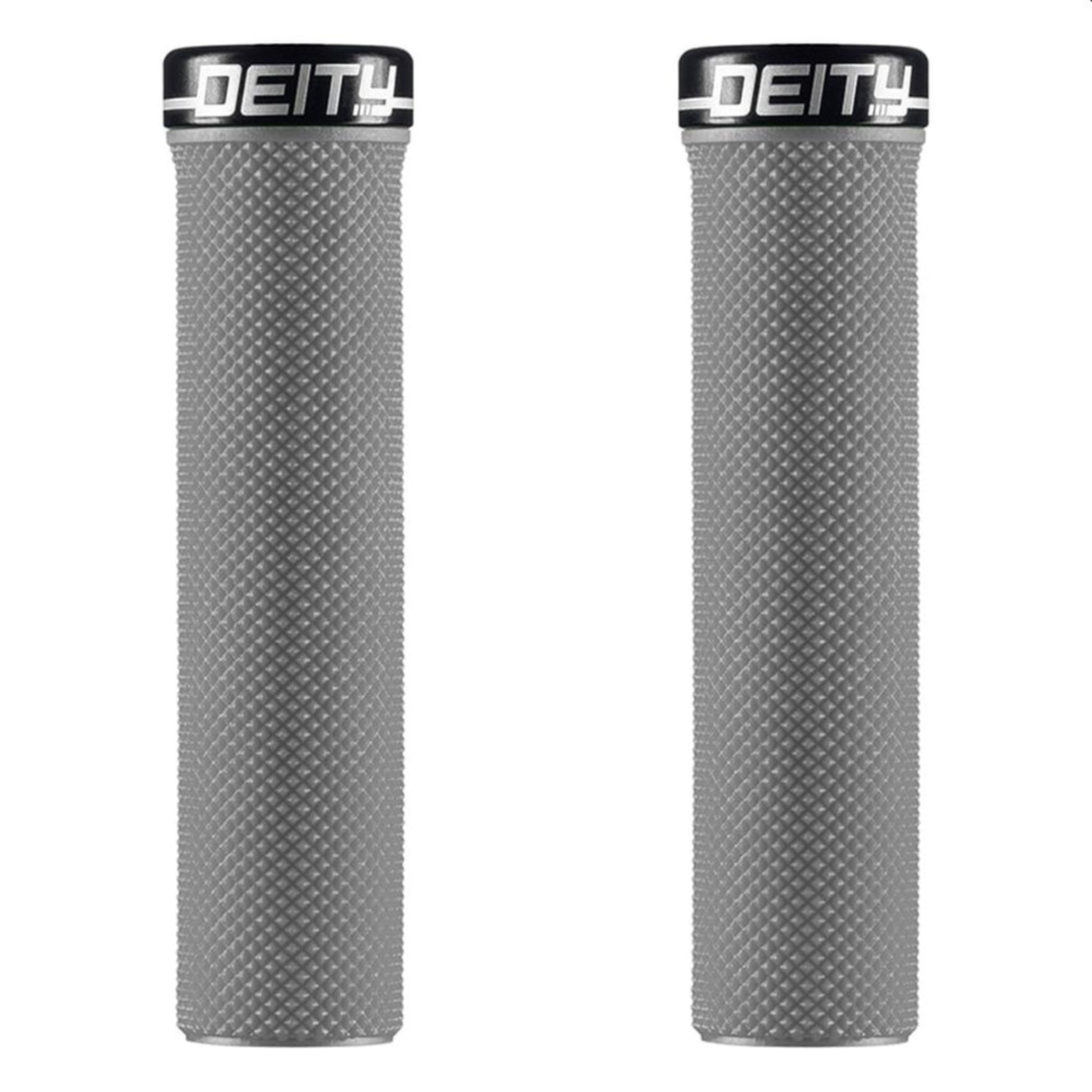 Deity Slimfit Lock-On Grips Stealth with Black Clamp
