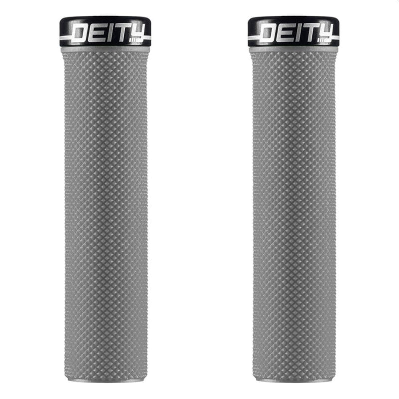 Deity Slimfit Lock-On Grips Stealth with Black Clamp