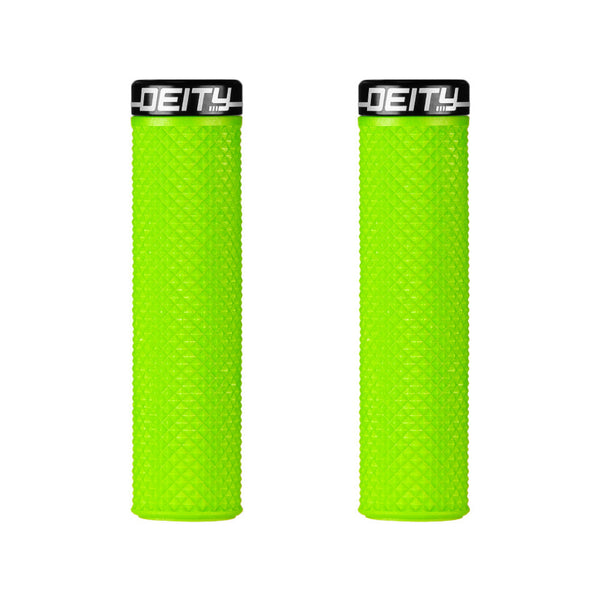 Deity Supracush Grips Green with Black Clamp