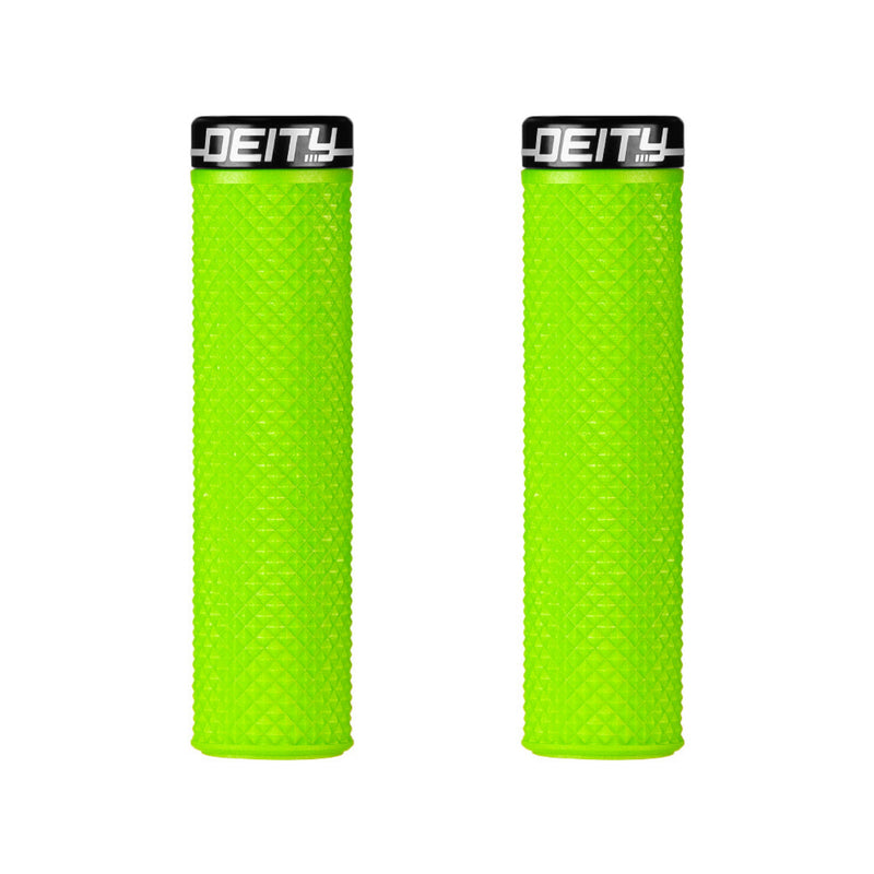 Deity Supracush Grips Green with Black Clamp