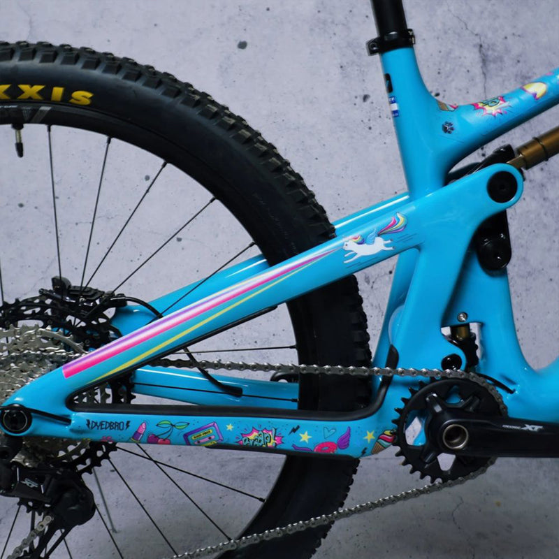 Dyedbro Bike Frame Protection - Unicorn