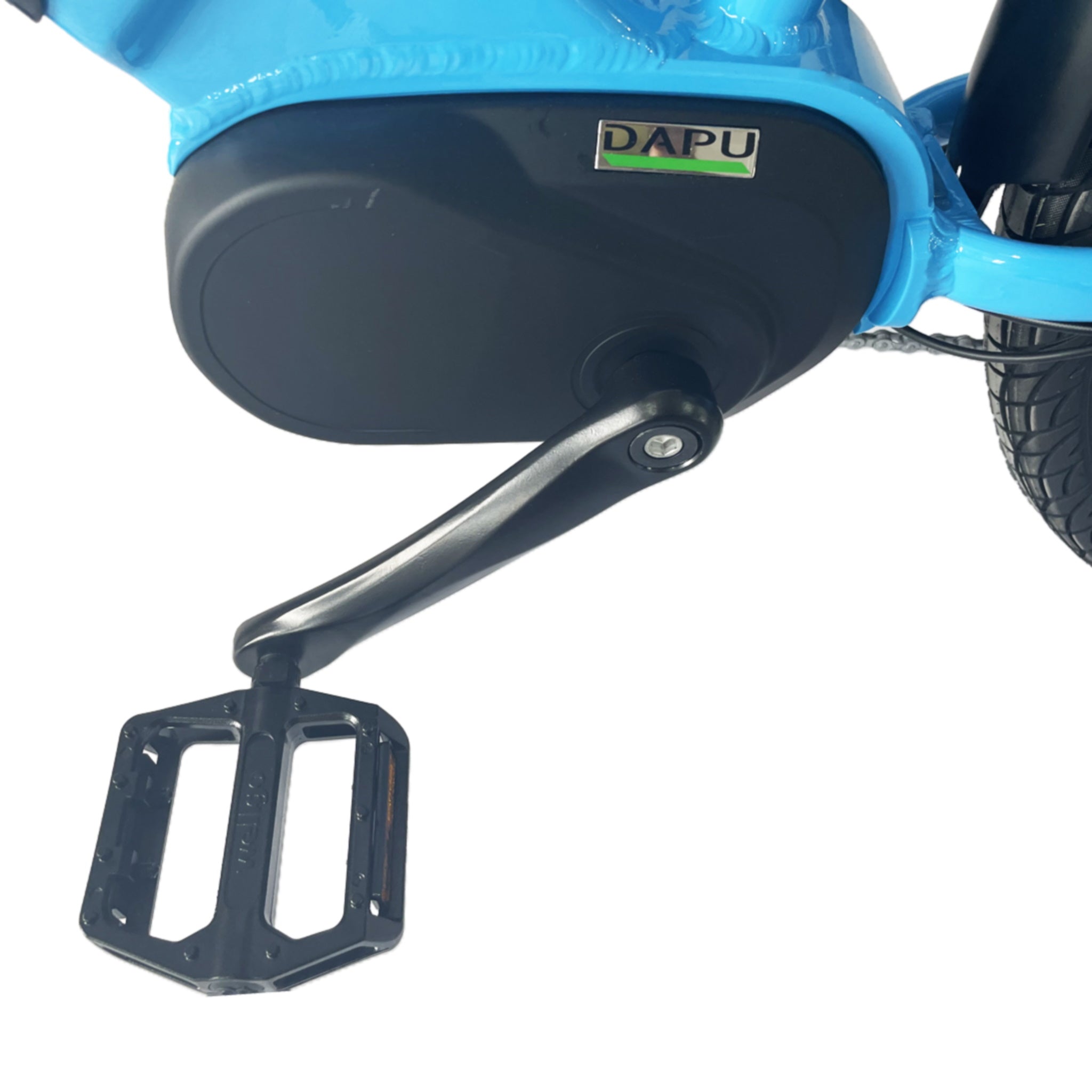 E-Trax MTS ST Electric Bike 672wh Battery Light Blue
