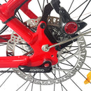 E-Trax MTS ST Electric Bike 672wh Battery Red