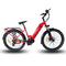 E-Trax MTS ST Electric Hybrid Bike 672wh Battery Red