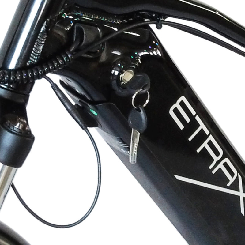 E-Trax MTX Electric Bike 672wh Battery Black