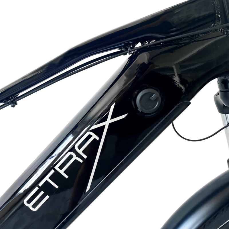 E-Trax MTX Electric Bike 672wh Battery Black