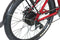 E-Rider Summit Plus Electric Hybrid Bike 460wh Battery 26" Wheels Red