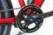 E-Rider Summit Plus Electric Hybrid Bike 460wh Battery 26" Wheels Red