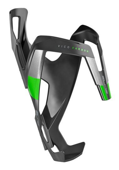 Elite Cage Vico Carbon Gloss Black/White