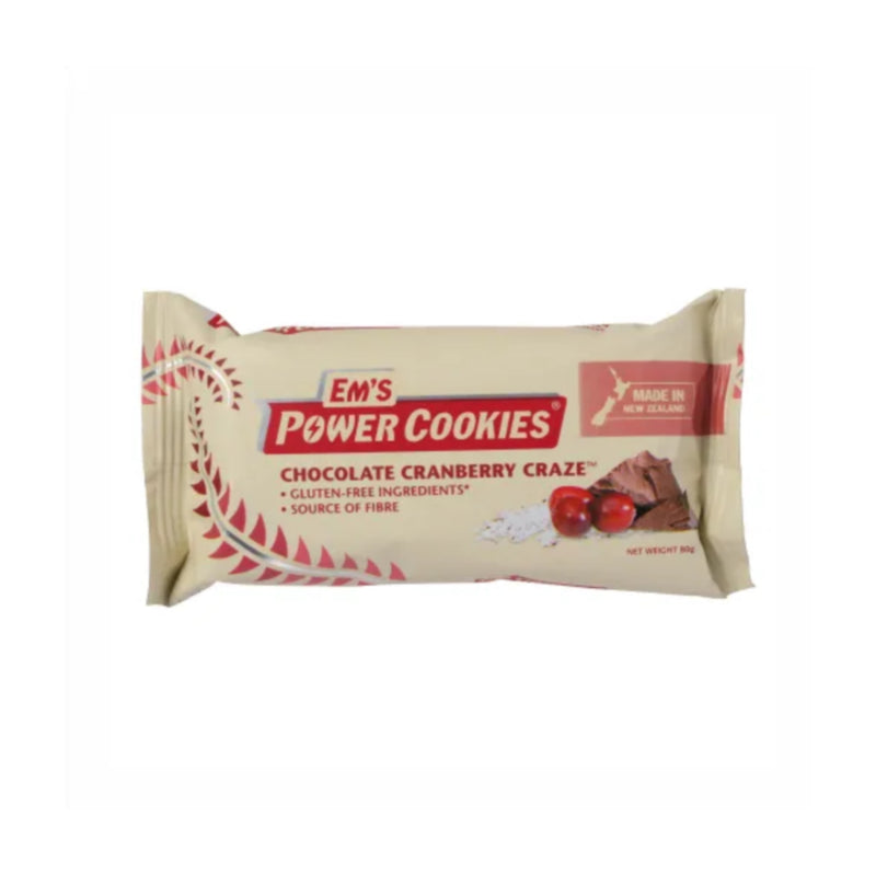 Em's Power Cookie Bar Chocolate Cranberry Craze 80g