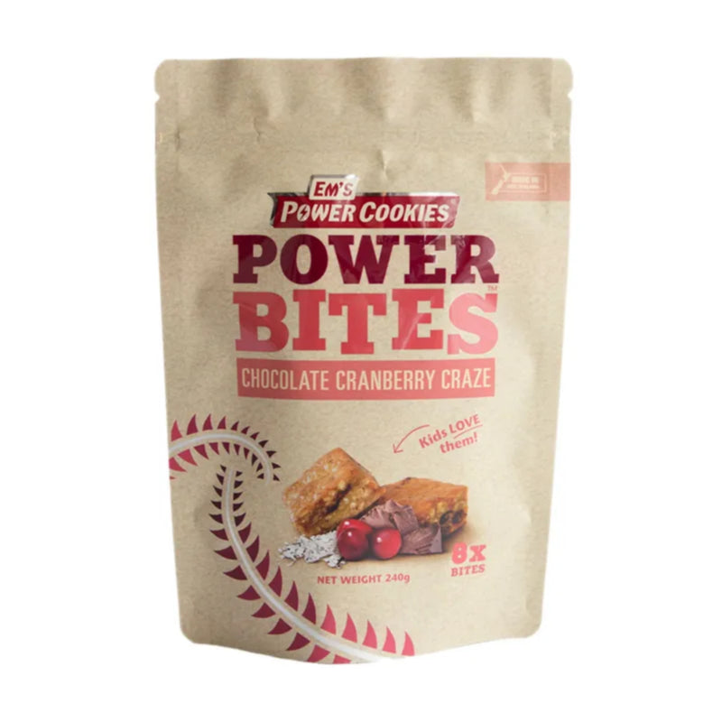 Em's Power Cookie Power Bites Chocolate Cranberry Craze