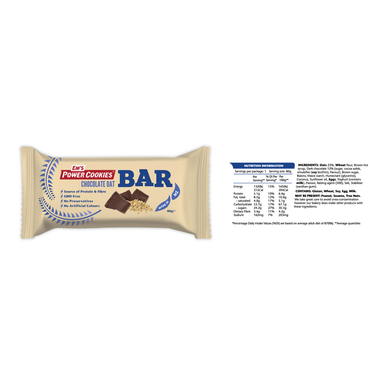 Ems Power Cookiebars Peanut Choc Bomb
