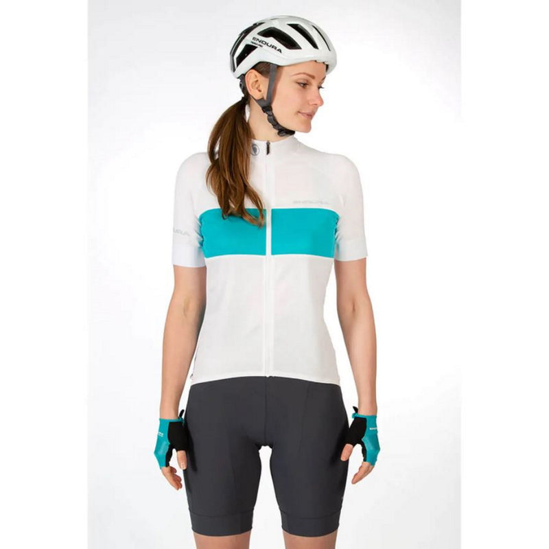 Endura Women's FS260-Pro Short Sleeve Jersey White