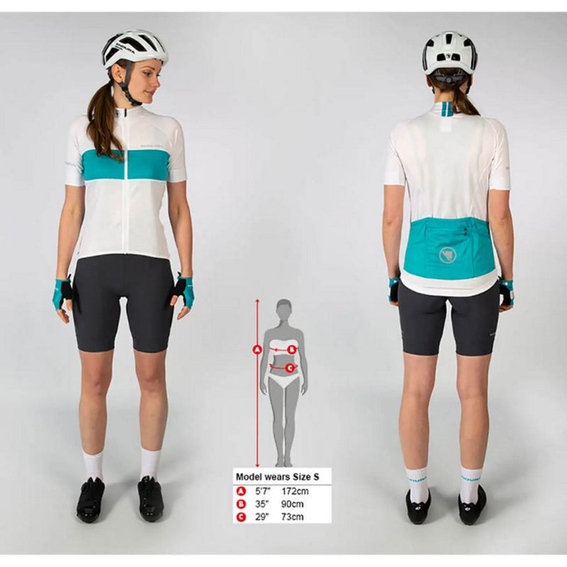 Endura Women's FS260-Pro Short Sleeve Jersey White