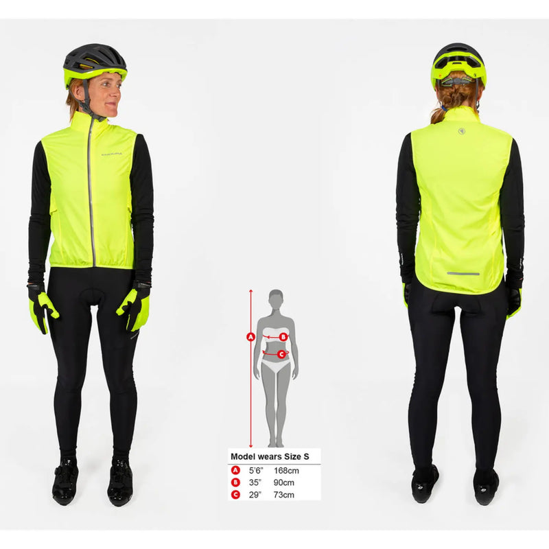 Endura Women's Pakagilet Hi Viz Yellow