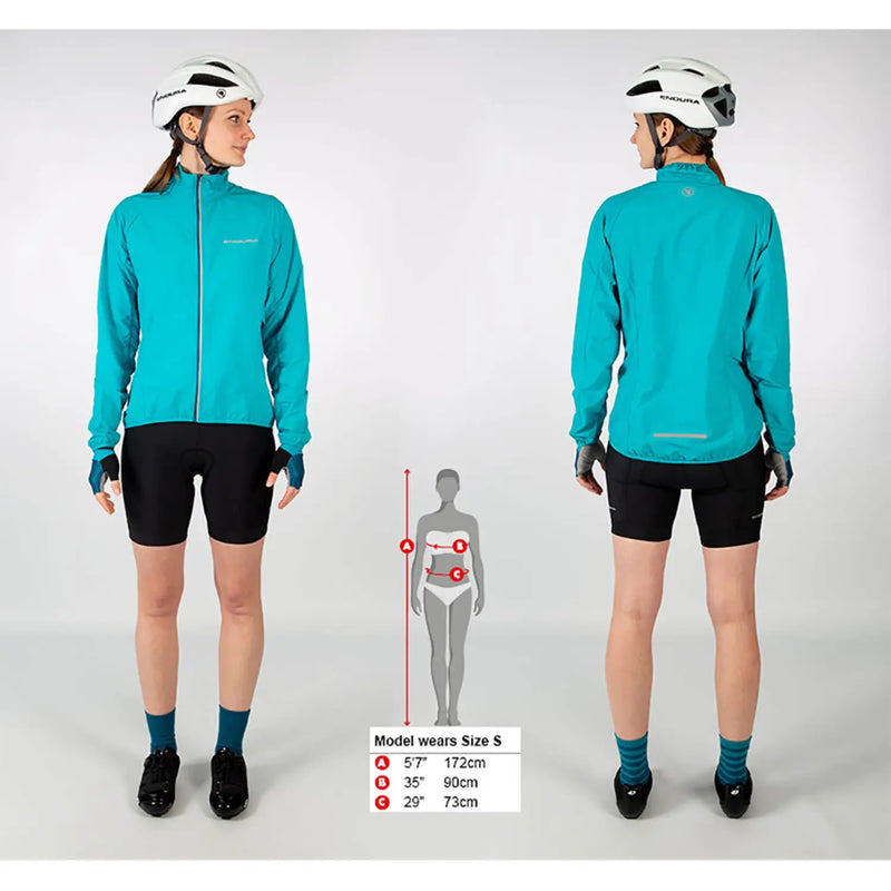 Endura Women's Pakajak Windproof Jacket Hi Viz Yellow