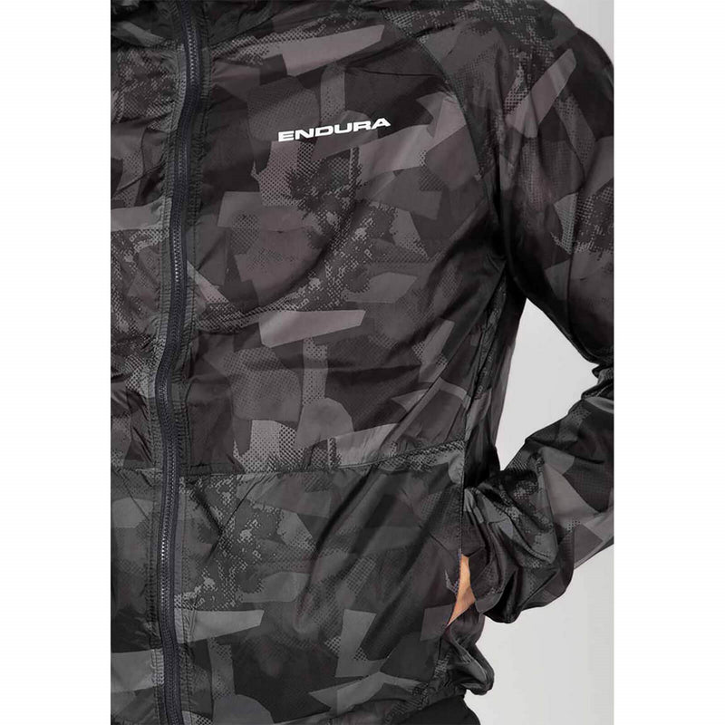 Endura Jacket SingleTrack DuraJak Grey Camo