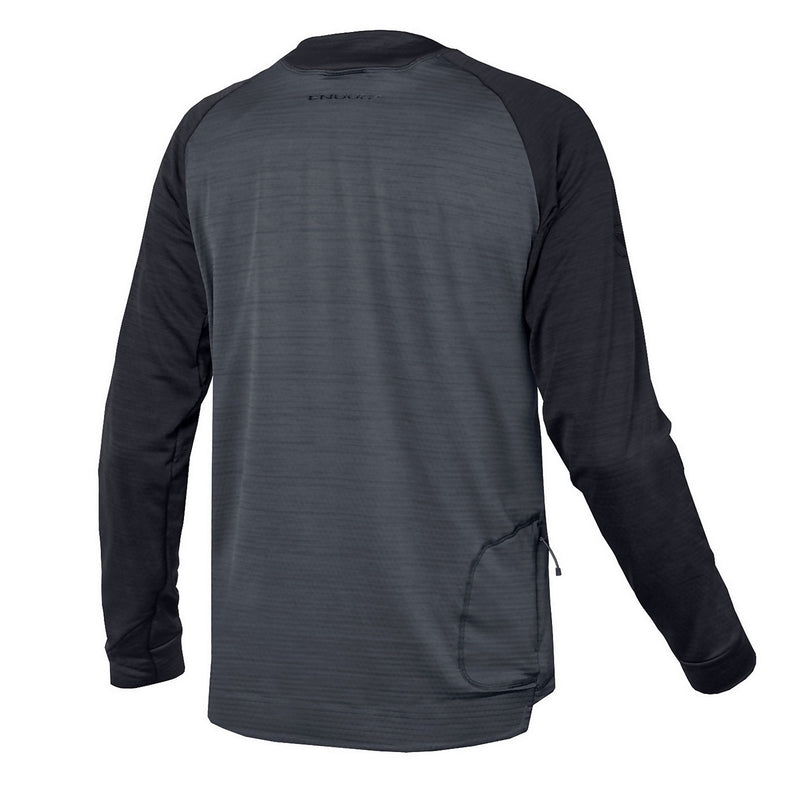 Endura Singletrack Fleece Jersey Black