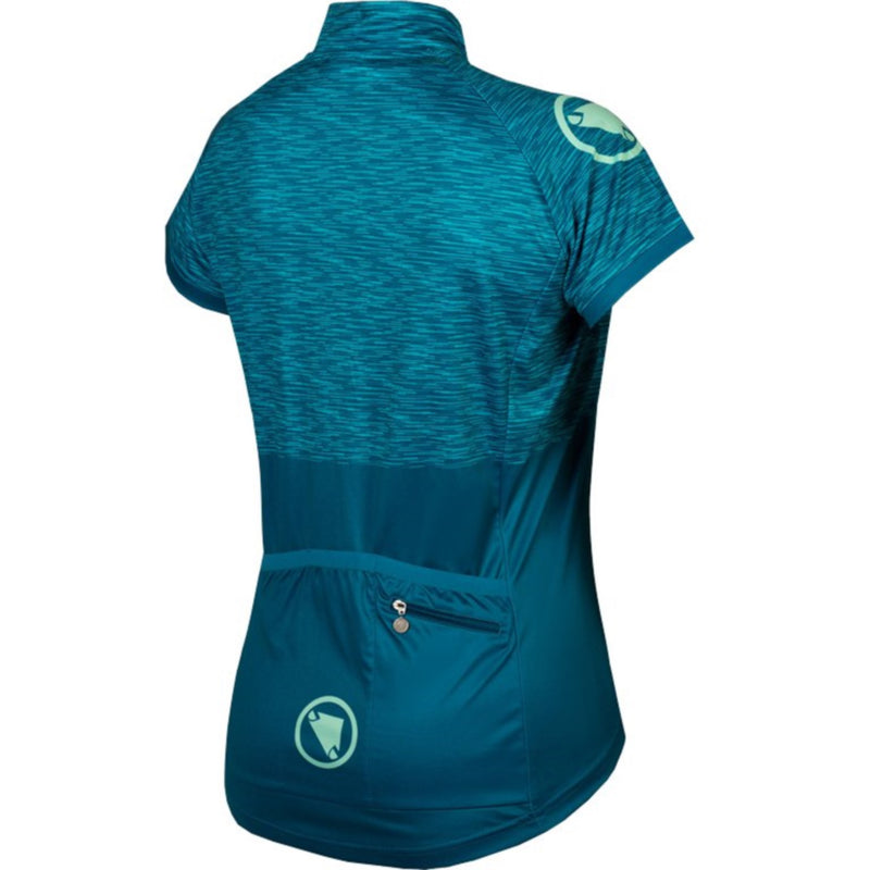 Endura Women's Hummvee Ray Short Sleeve Jersey II Kingfisher Blue