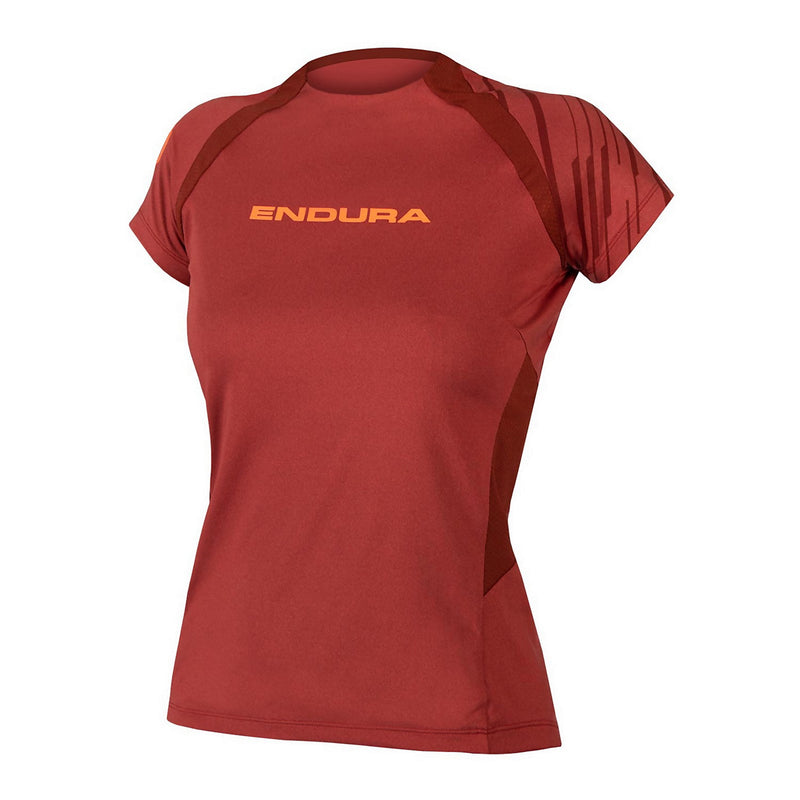 Endura Women's SingleTrack Short Sleeve Jersey Cocoa