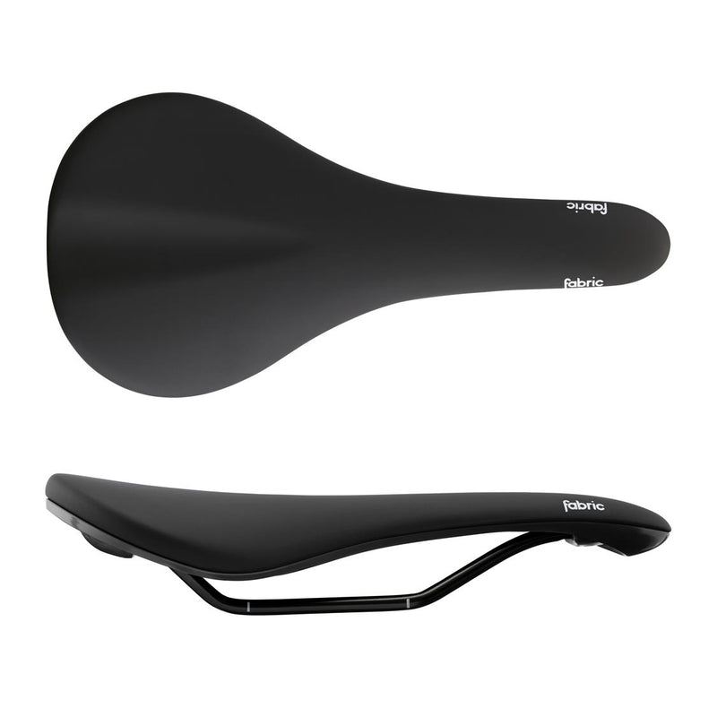 Fabric Saddle Scoop Sport Shallow Black