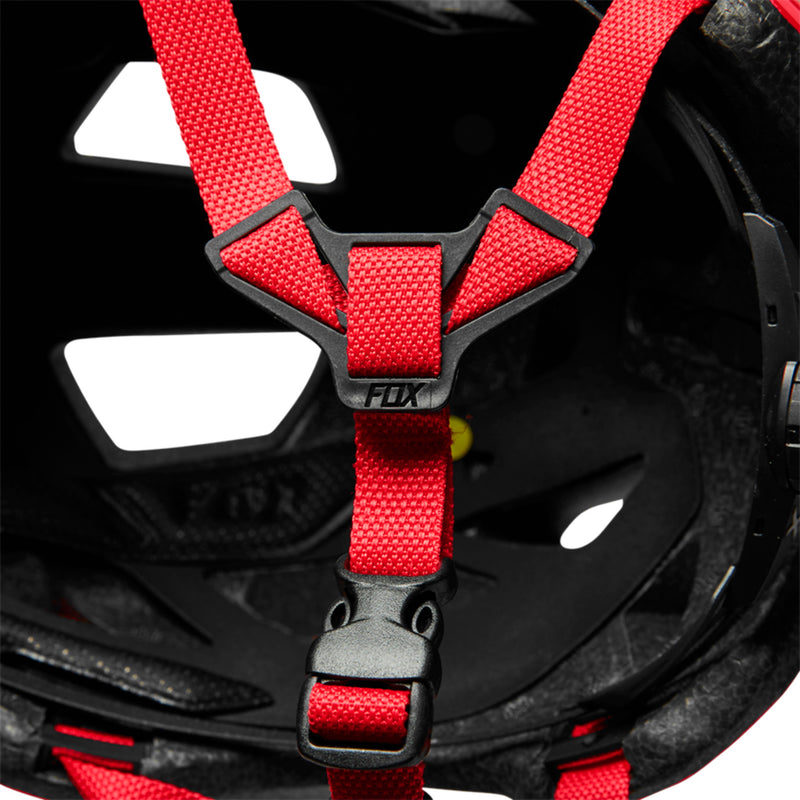 Fox Mainframe Helmet MIPS Trvrs Flo Red