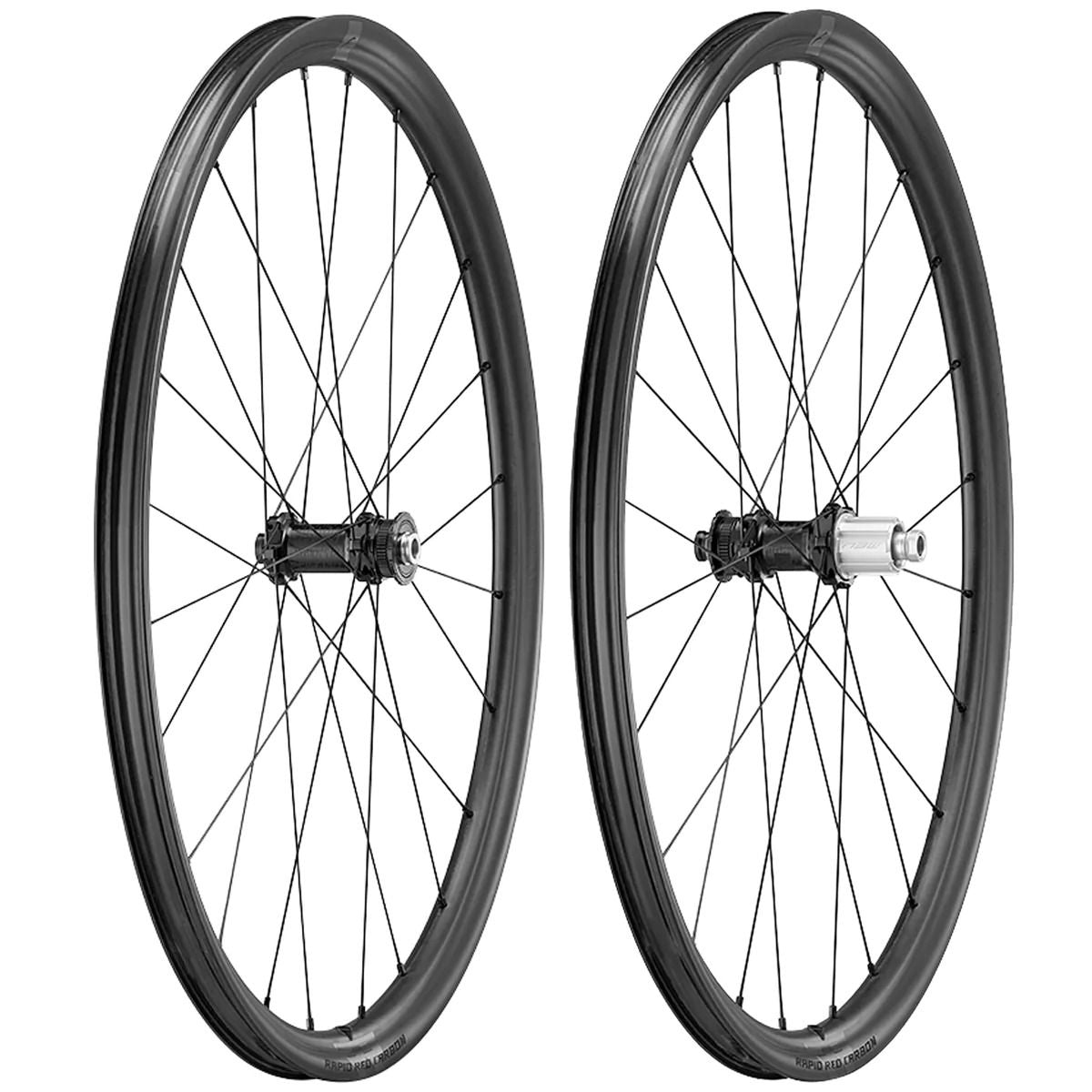 Fulcrum Wheelset Rapid Red Carbon Disc Brake Gravel 2-Way Fit AFS HG11
