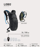 CamelBak Lobo 3L Hydration Pack Pitch Blue/Racing Red