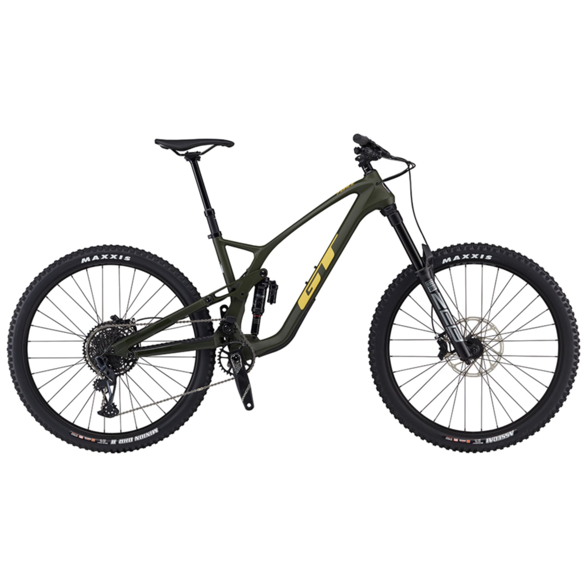 GT Force Carbon Pro Enduro Bike Satin Military Green