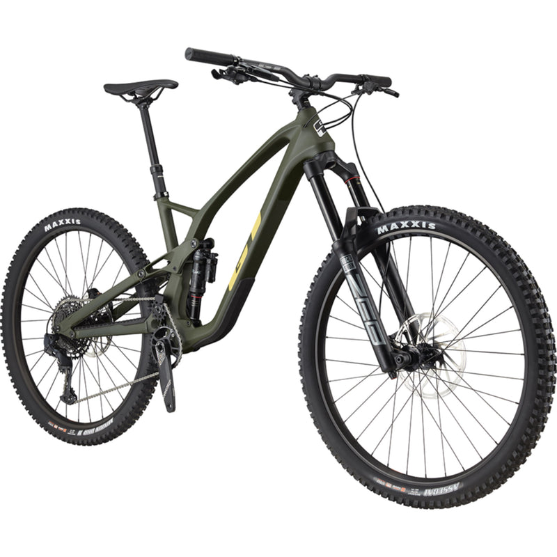 GT Force Carbon Pro Enduro Bike Satin Military Green