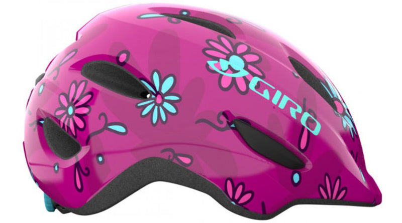 Giro Scamp Kids Helmet Pink Street Sugar Daises