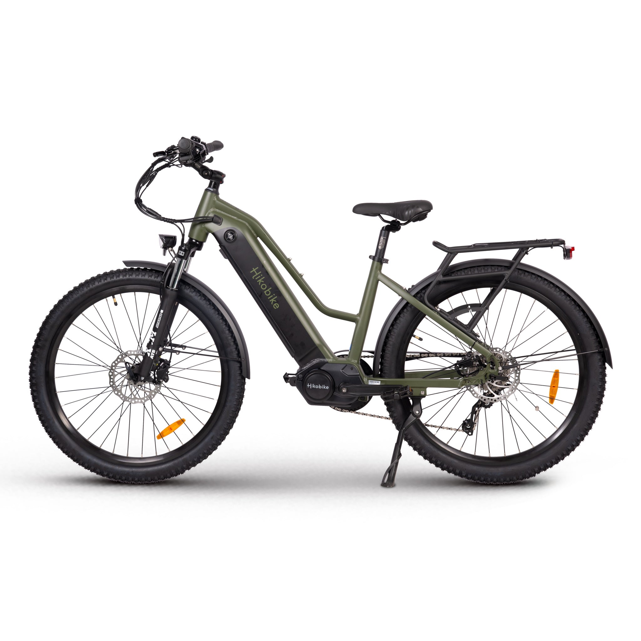 Hiko Rangler Electric Bike 672Wh Battery Olive