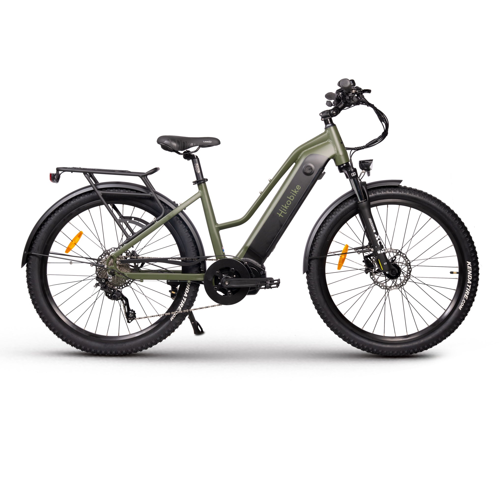 Hiko Rangler Electric Bike 672Wh Battery Olive
