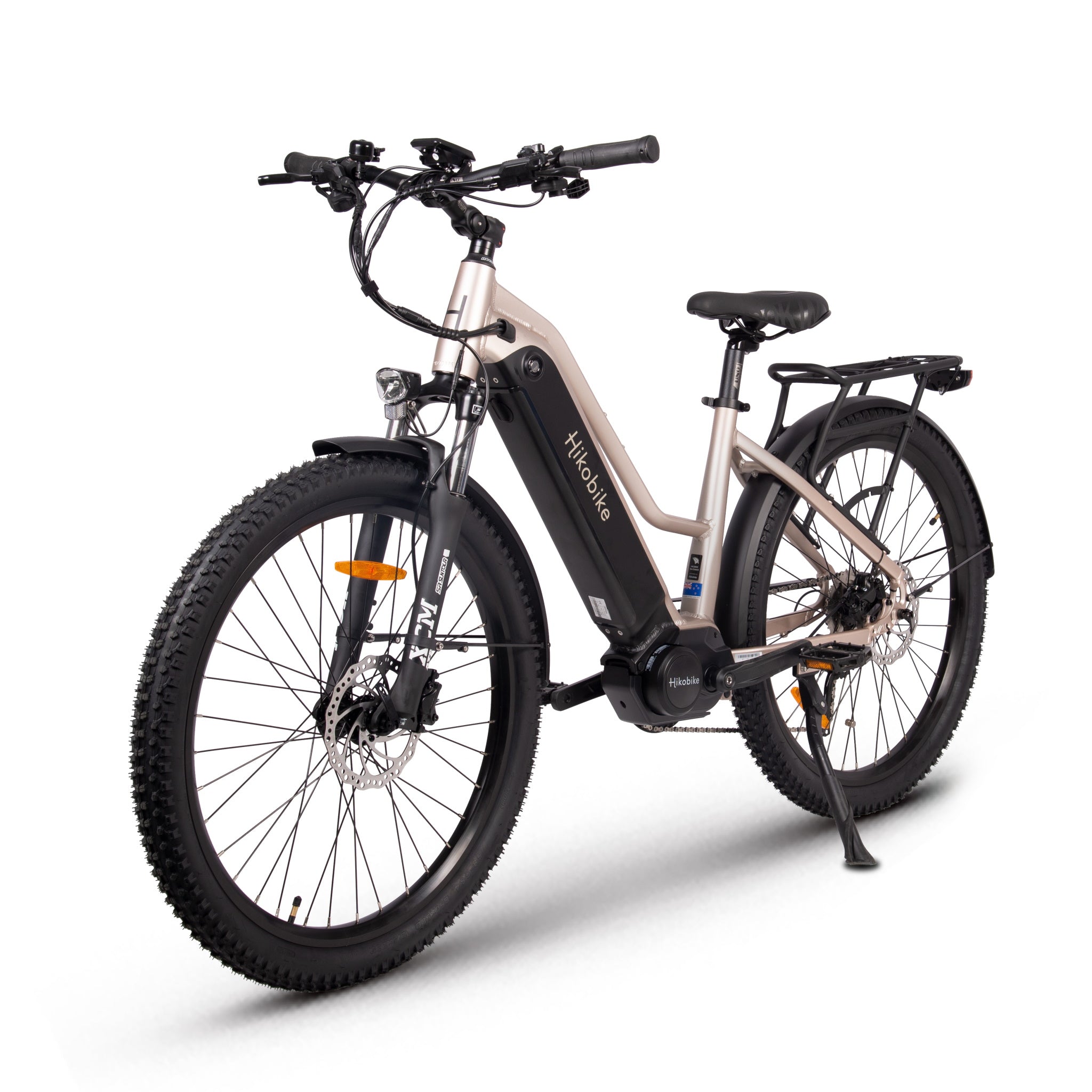 Hiko Rangler Electric Bike 840Wh Battery Silver