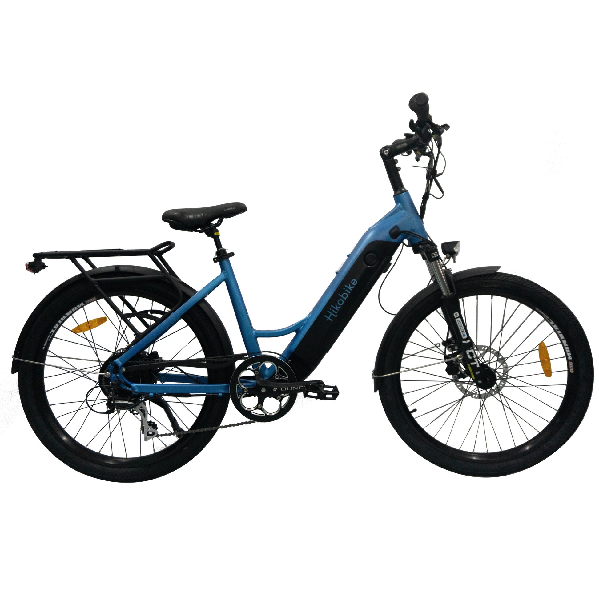 Hiko Scout Electric Bike 557Wh Battery Blue