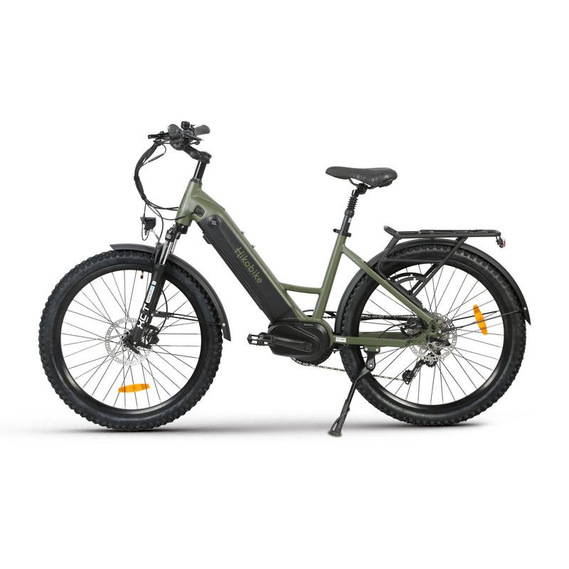 Hiko Vibe Electric Bike 672Wh Battery Olive