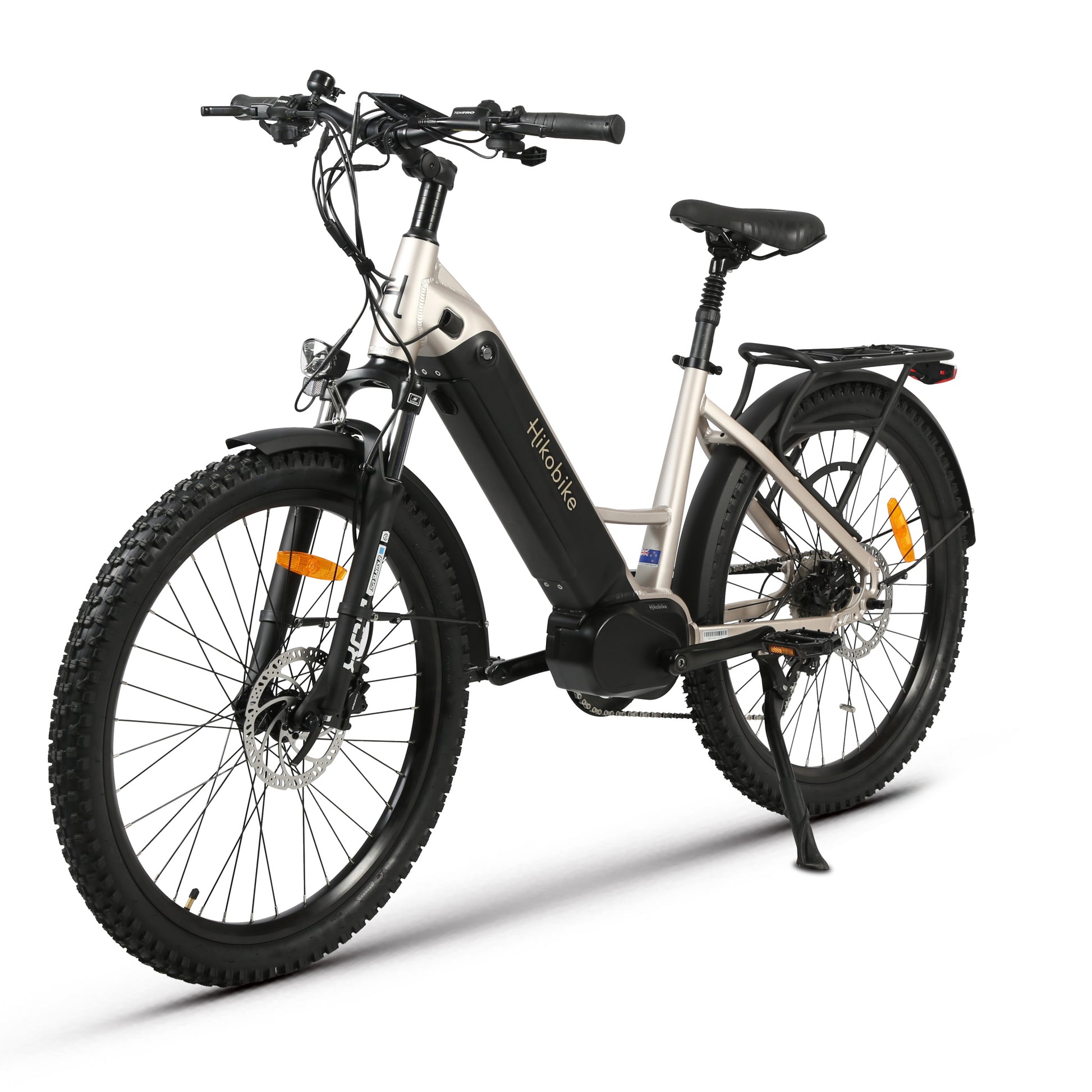 Hiko Vibe Electric Bike 672Wh Battery Silver