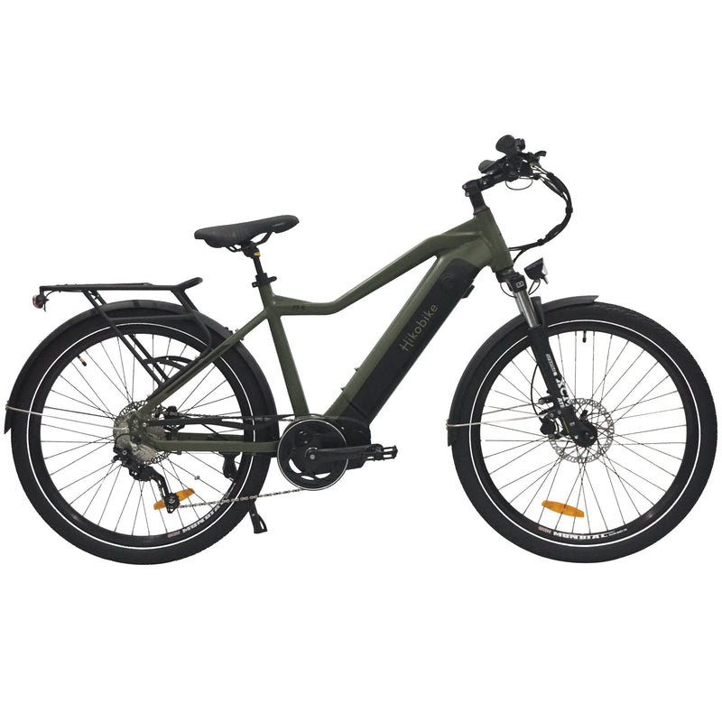 Hiko Ascent Electric Bike 624Wh Battery Olive Green