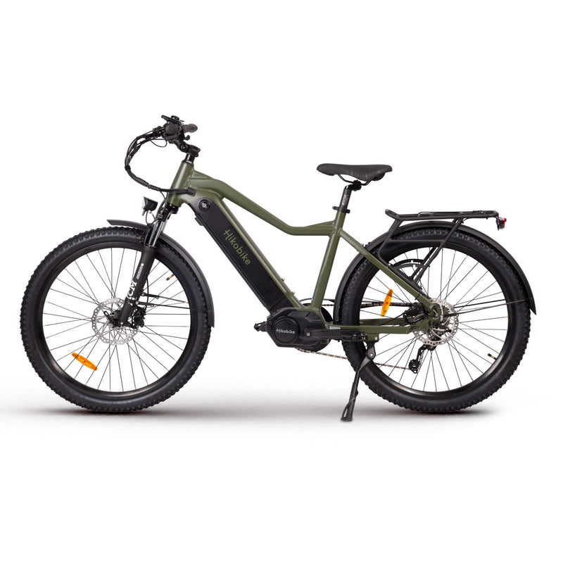 Hiko Ascent Electric Bike 672Wh Battery Olive