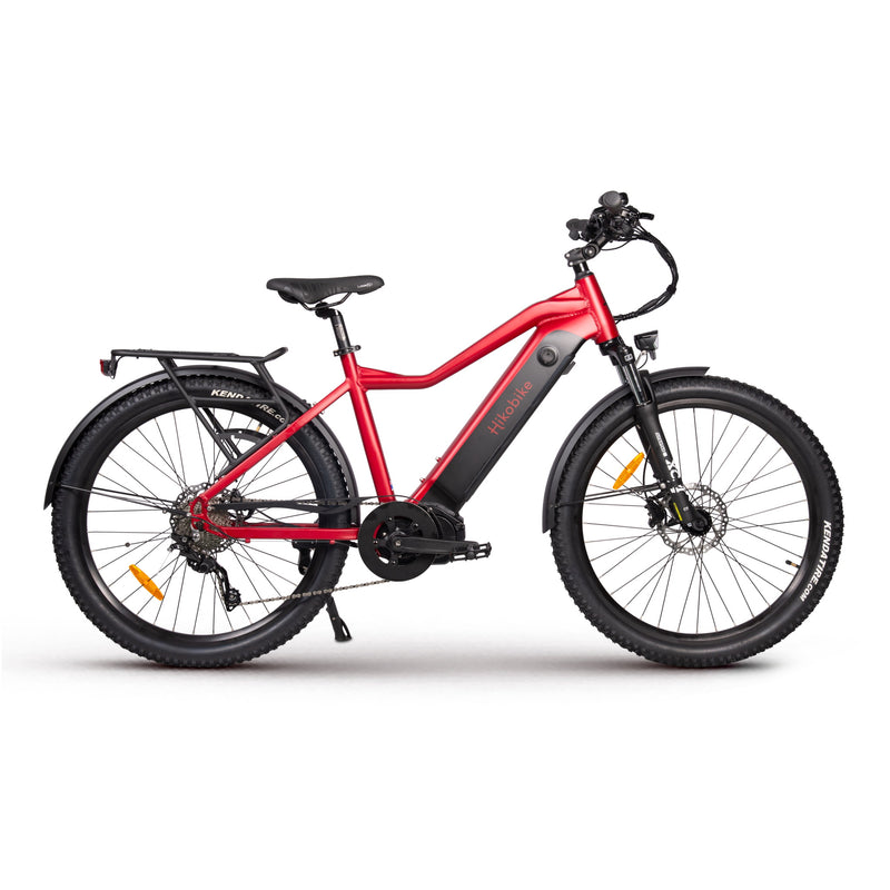 Hiko Ascent Electric Bike 672Wh Battery Red