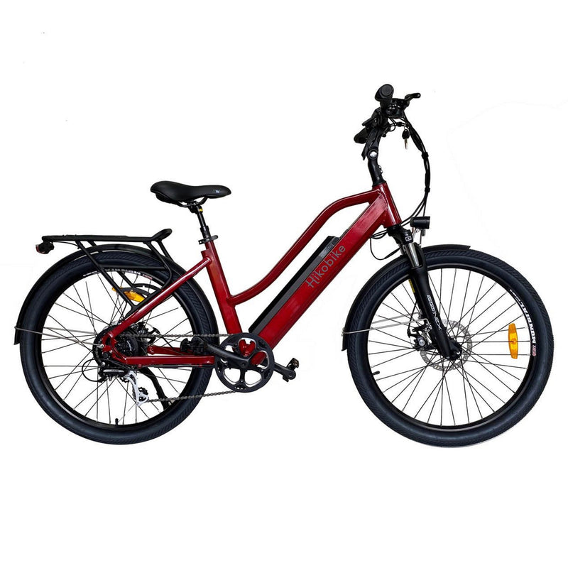 Hiko Pulse Electric Bike 468Wh Battery Red