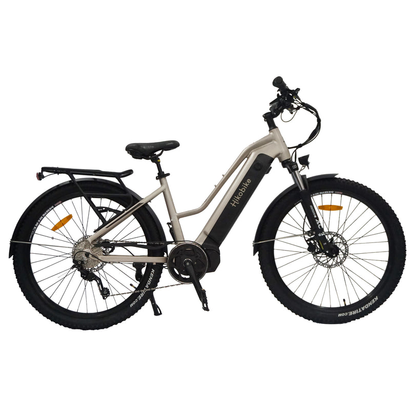 Hiko Rangler Electric Bike 672Wh Battery Iridium Silver