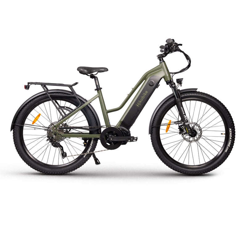 Hiko Rangler Electric Bike 840Wh Battery Olive