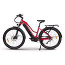 Hiko Rangler Electric Bike 672Wh Battery Red