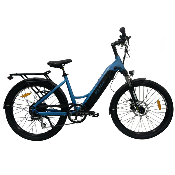 Hiko Scout Electric Bike 557Wh Battery Blue