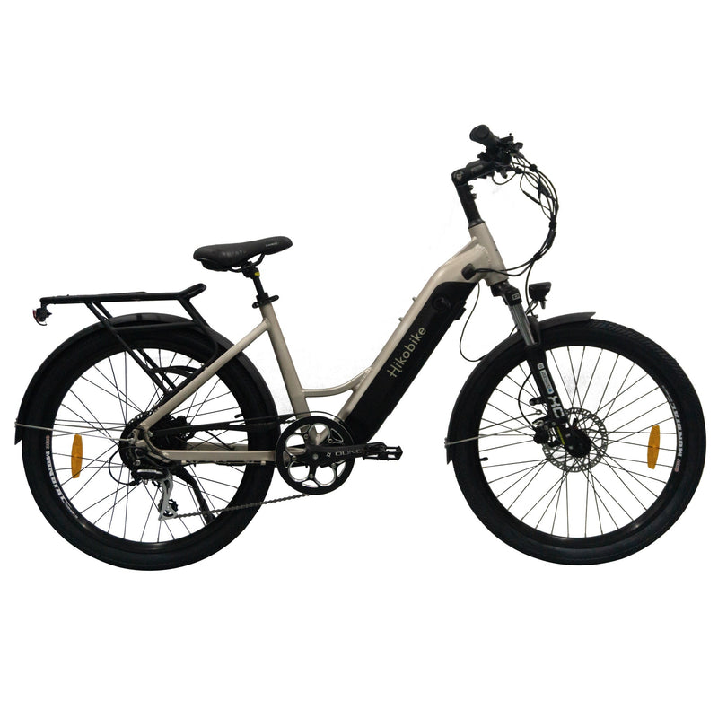 Hiko Scout Electric Hybrid Bike 672Wh Battery Iridium Silver