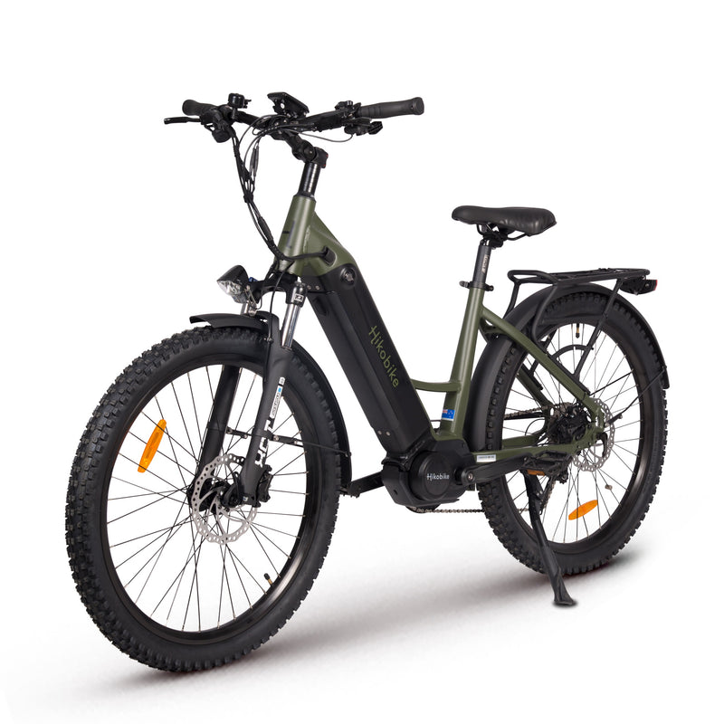 Hiko Vibe Electric Bike 672Wh Battery Olive